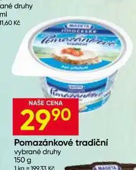 Hruška Madeta Pomazánkové tradiční vybrané druhy nabídka