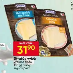 Hruška Madeta Sýrařův výběr vybrané druhy nabídka