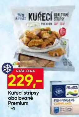 Hruška Tip Frost Kuřecí stripsy obalované Premium nabídka