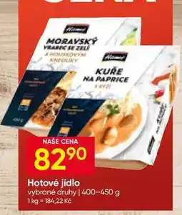 Hruška Hamé Hotové jídlo vybrané druhy nabídka