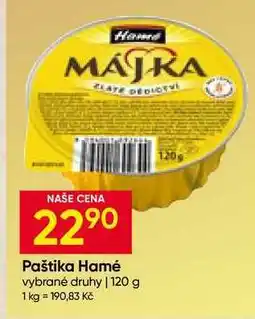 Hruška Hamé Paštika 120g, vybrané druhy nabídka