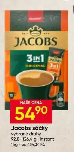 Hruška Jacobs sáčky vybrané druhy nabídka
