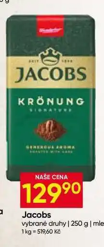 Hruška Jacobs vybrané druhy nabídka
