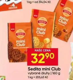 Hruška Sedita mini Club vybrané druhy nabídka