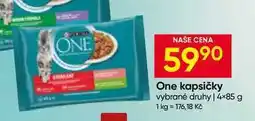 Hruška Purina One kapsičky vybrané druhy 4× nabídka