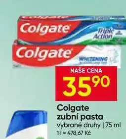 Hruška Colgate zubní pasta vybrané druhy nabídka