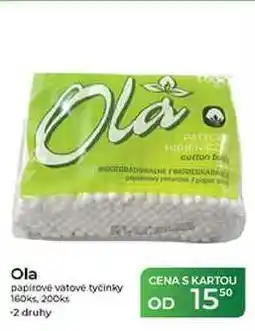 Tamda Foods Ola papírové vatové tyčinky 160ks, 200ks nabídka