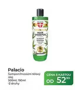 Tamda Foods Palacio Šampon/masážní tělový olej 500ml, 150ml nabídka