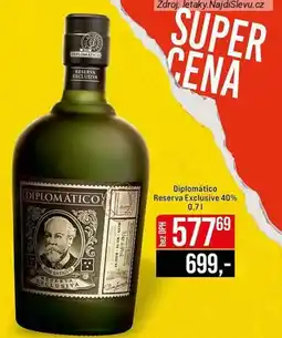 Jip Diplomático Reserva Exclusive 40% nabídka