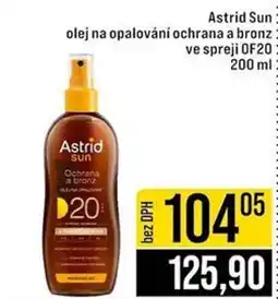 Jip Astrid Sun olej na opalování ochrana a bronz ve spreji OF20 nabídka