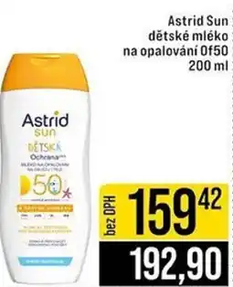Jip Astrid Sun dětské mléko na opalování Of50 nabídka