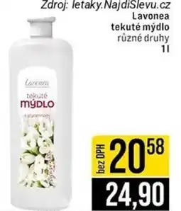 Jip Lavonea tekuté mýdlo nabídka