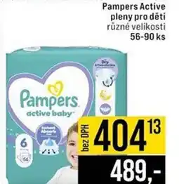 Jip Pampers Active pleny pro děti nabídka