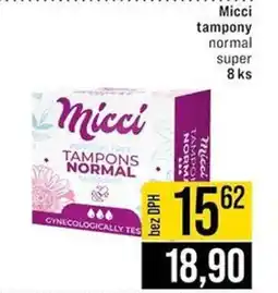 Jip Micci tampony normal super nabídka