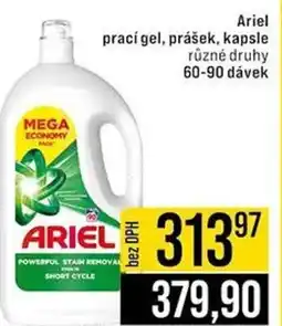 Jip Ariel prací gel, prášek, kapsle nabídka