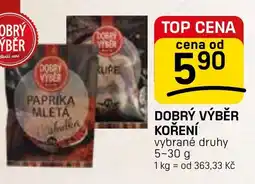 Flop Dobrý výběr koření nabídka
