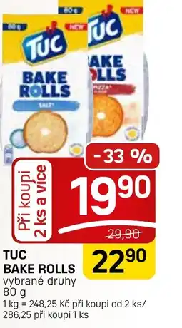Flop Tuc bake rolls nabídka