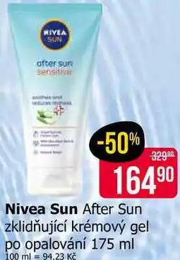 Teta Nivea Sun After Sun zklidňující krémový gel po opalování nabídka