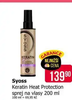 Teta Syoss Keratin Heat Protection sprej na vlasy nabídka