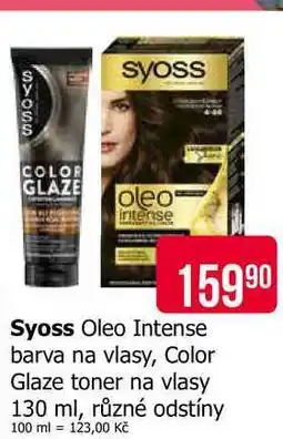 Teta Syoss Oleo Intense barva na vlasy nabídka