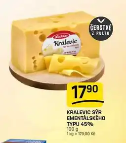 Flop KRALEVIC SÝR EMENTÁLSKÉHO TYPU 45% nabídka