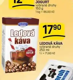 Flop LEDOVÁ KÁVA vybrané druhy nabídka