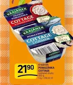 Flop POMAZÁNKA COTTAGE vybrané druhy nabídka