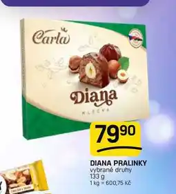 Flop DIANA PRALINKY vybrané druhy nabídka