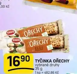 Flop TYČINKA OŘECHY vybrané druhy nabídka