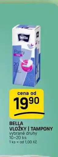 Flop BELLA VLOŽKY | TAMPONY vybrané druhy 10-20 ks nabídka