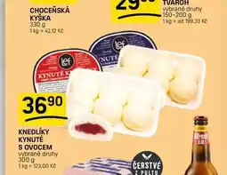 Flop KNEDLÍKY KYNUTÉ S OVOCEM vybrané druhy nabídka
