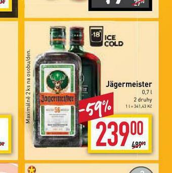 Billa Jägermeister nabídka