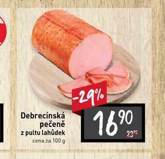 Billa Debrecínská pečeně nabídka