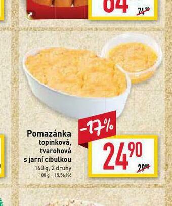 Billa Pomazánka topinková nabídka
