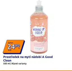 Action Prostředek na mytí nádobí A Good Clean nabídka