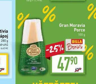 Billa Gran moravia porce nabídka