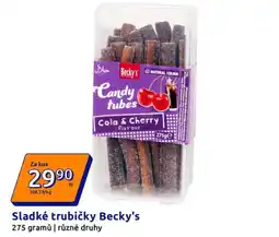Action Sladké trubičky Becky's nabídka