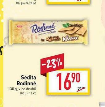 Billa Sedita rodinné nabídka