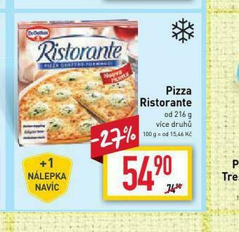 Billa Pizza ristorante nabídka
