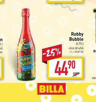 Billa Robby bubble nabídka