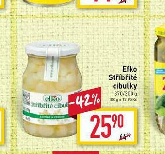 Billa Efko stříbřité cibulky nabídka