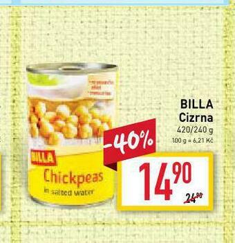 Billa Billa cizrna nabídka
