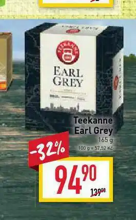 Billa Teekanne earl grey nabídka