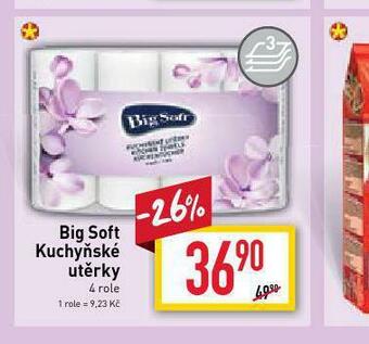 Billa Big soft kuchyňské utěrky nabídka
