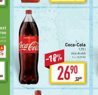 Billa Coca cola 1,75l nabídka