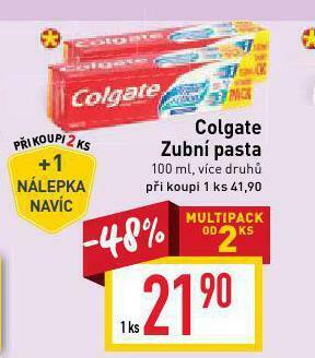 Billa Colgate zubní pasta nabídka