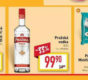 Billa Pražská vodka nabídka