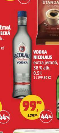 Penny Market Vodka nicolaus nabídka