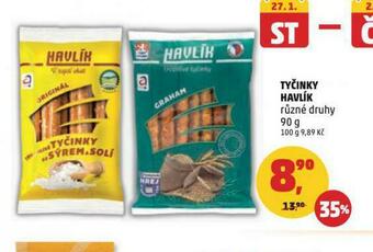 Penny Market Tyčinky havlík nabídka