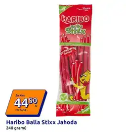 Action Haribo Balla Stixx Jahoda nabídka